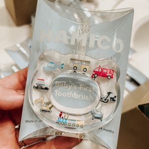 🚒🚔🪥🦷 All the Trucks!  Lux Line toothbrush for children by Hamico